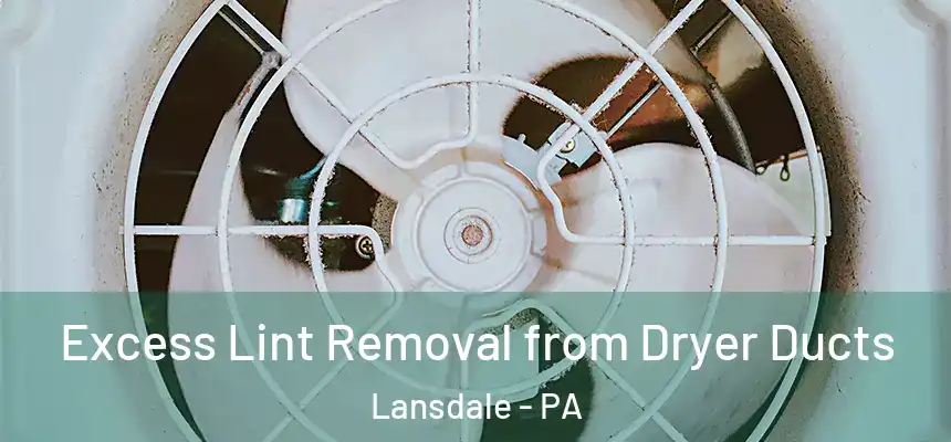  Excess Lint Removal from Dryer Ducts Lansdale - PA